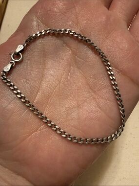 Sterling Silver 925 Milor Chain Bracelet 7’